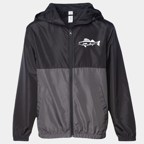 Independent Trading Co. - Youth Lightweight Windbreaker Zip Jacket - Embroidered Logo Thumbnail