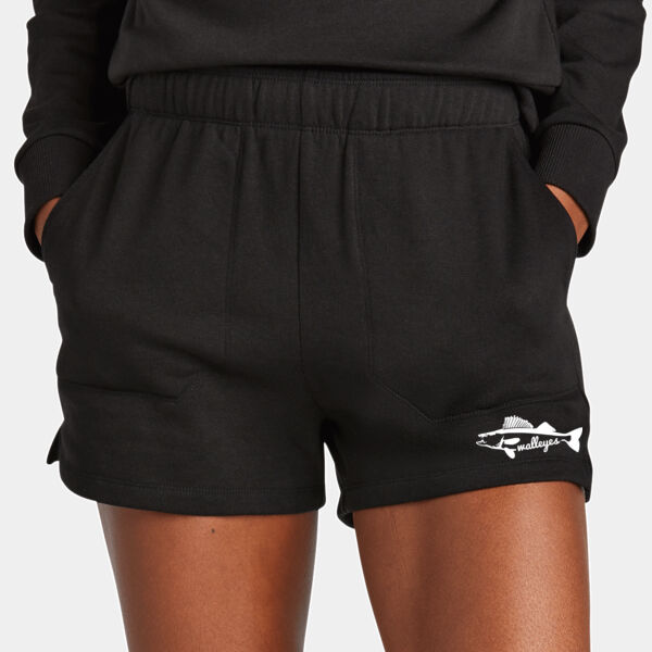 Women's Perfect Tri Fleece Short - Embroidered Logo Thumbnail
