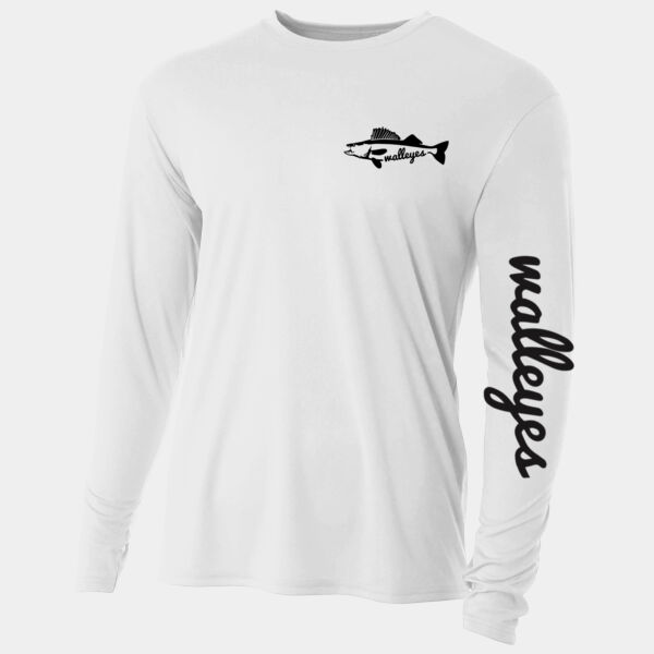 A4 Youth Cooling Performance Long Sleeve Tee - Printed Logos Thumbnail