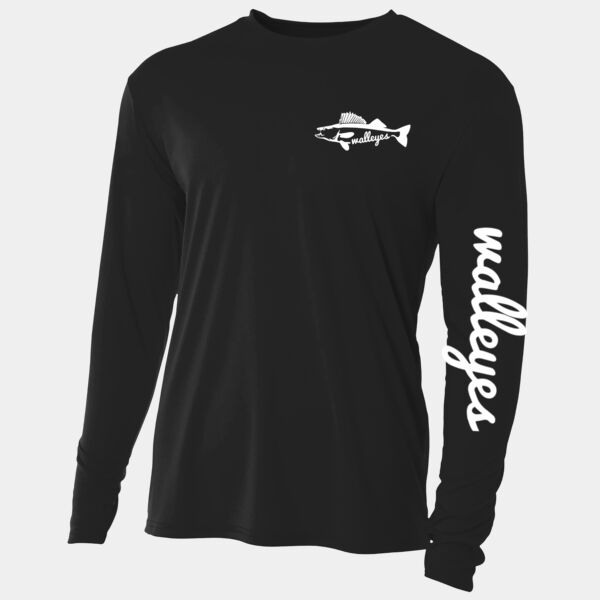 A4 Youth Cooling Performance Long Sleeve Tee - Printed Logos Thumbnail