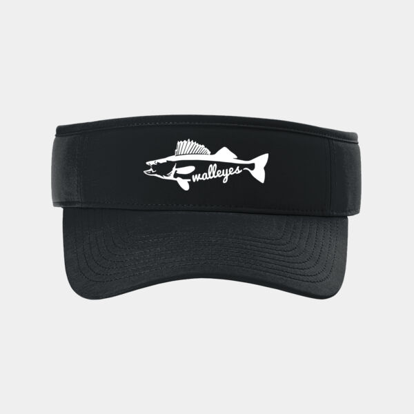 Port Authority® Poly Visor - Embroidered Logo Thumbnail