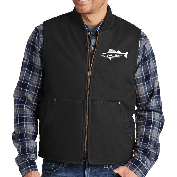 CornerStone® Washed Duck Cloth Vest - Embroidered Logo Thumbnail