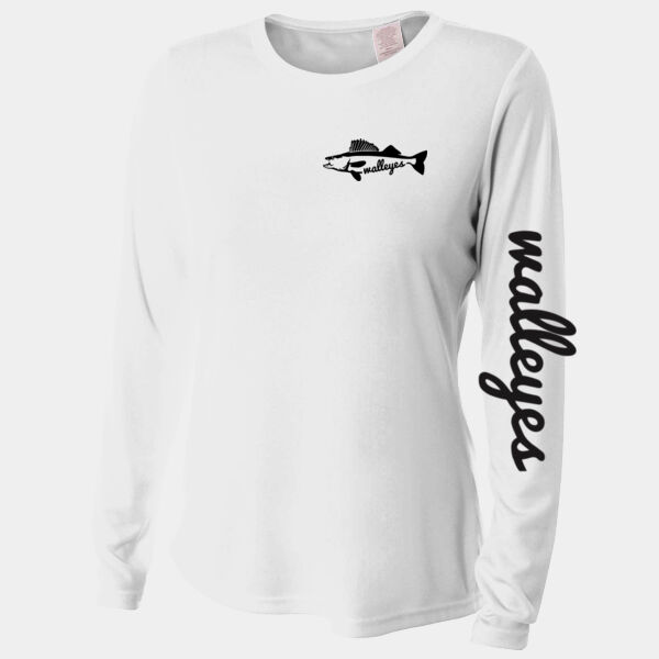 A4 Women’s Cooling Performance Long Sleeve Tee - Printed Logos Thumbnail
