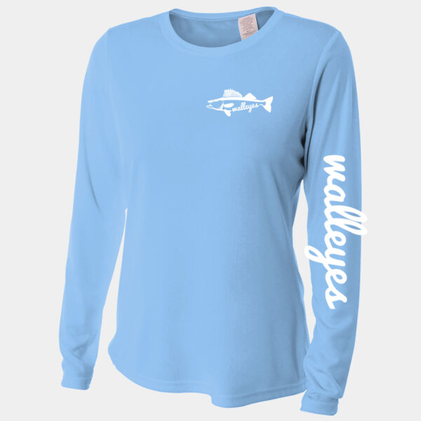 A4 Women’s Cooling Performance Long Sleeve Tee - Printed Logos Thumbnail