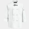 Eight Knot Button Chef Coat with Thermometer Pocket Thumbnail