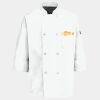 Button Chef Coat with Thermometer Pocket Thumbnail