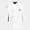Button Chef Coat with Thermometer Pocket Thumbnail