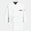Button Chef Coat with Thermometer Pocket Thumbnail