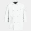 Button Chef Coat with Thermometer Pocket Thumbnail