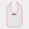 Infant Contrast Trim Premium Jersey Bib Thumbnail
