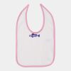Infant Contrast Trim Premium Jersey Bib Thumbnail