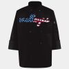 Ten Pearl Button Black Chef Coat Thumbnail