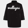 Ten Pearl Button Black Chef Coat Thumbnail